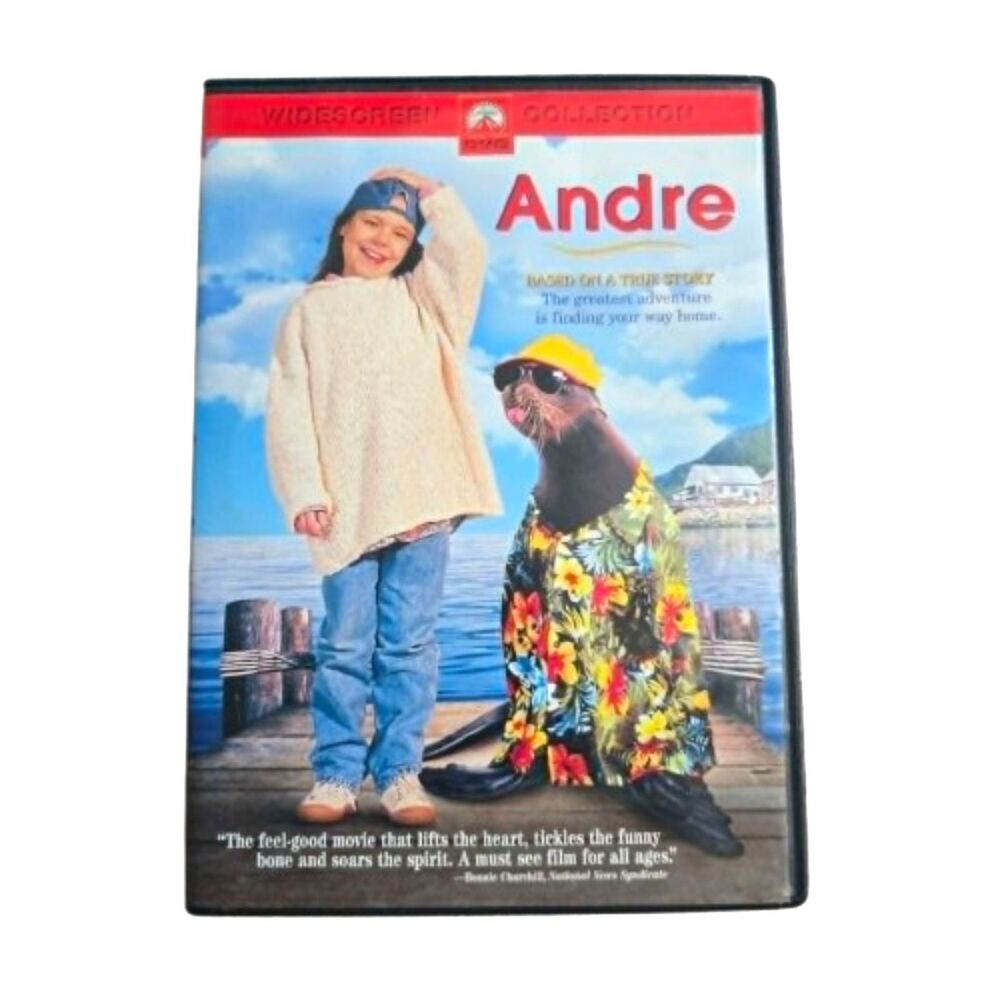 Andre DVD (1994) Paramount Family Adventure Movie Seal Story